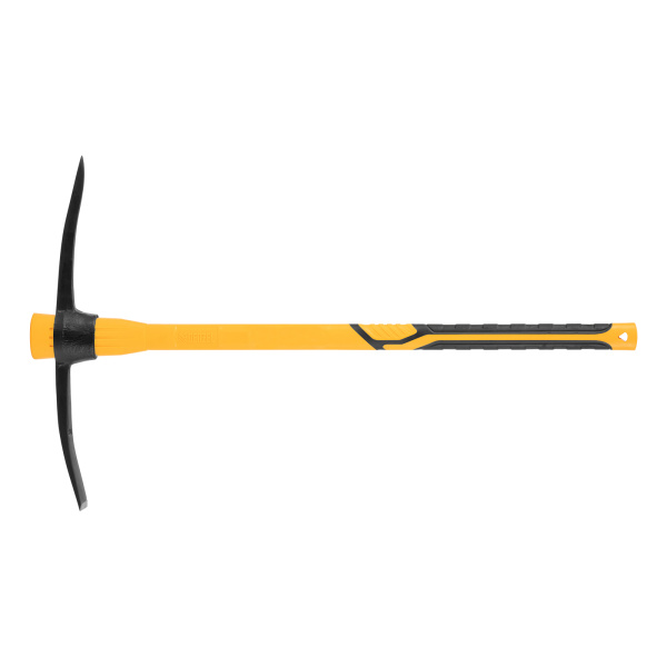 Кирка 2000 г, узкая, фиберглассовая обрезиненная рукоятка 900 мм Denzel цена