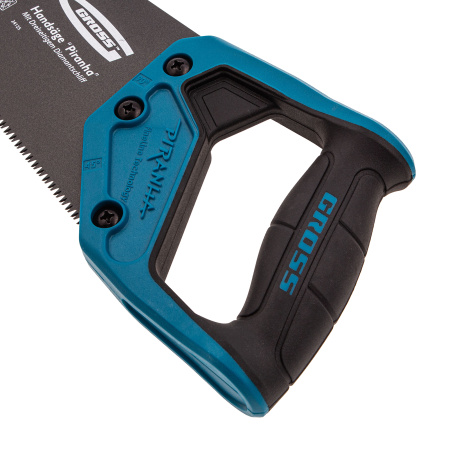 Ножовка по дереву "PIRANHA", 300 мм, 11 TPI, 3D-зуб, тефлоновое покрытие полотна, двухкомпонентная рукоятка Gross цена