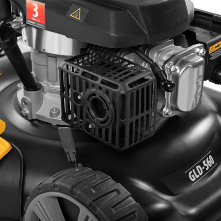 Газонокосилка бензиновая GLD-560, 196 см3, ширина 56 см Denzel цена