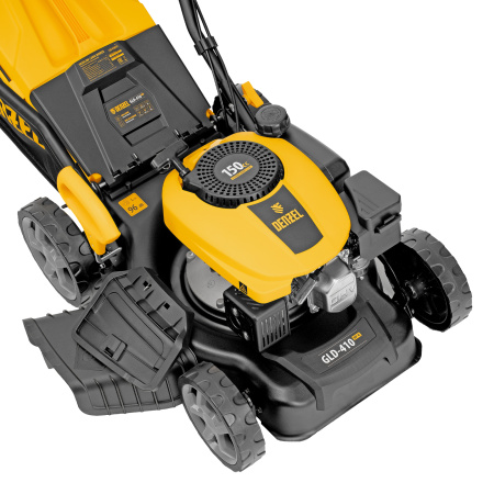 Газонокосилка бензиновая GLD-410SP-K, 150 см3, 41 см, привод, 40 л// Denzel цена