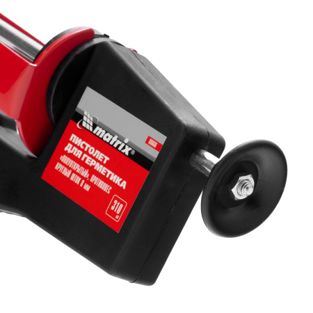 Пистолет для герметика, 310 мл, "полуоткрытый", противовес, круглый шток 8 мм Matrix цена