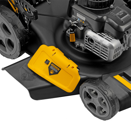 Газонокосилка бензиновая GLR-460SP-ZS, 149 см3, ширина 46 см, привод, травосборник 65 л Denzel цена