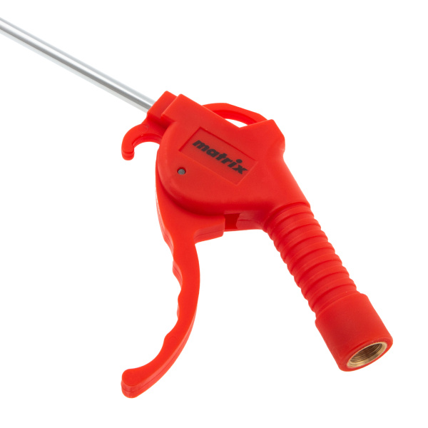 Пистолет продувочный с удлиненным изогнутым соплом, пневматический, 270 мм Matrix цена