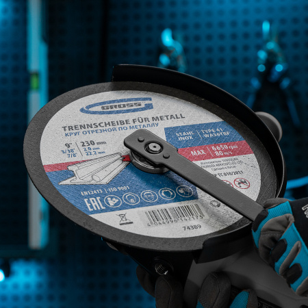 Круг отрезной по металлу, 230 х 2.0 х 22.2 мм Gross