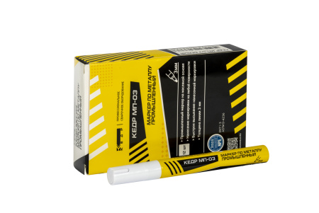 КЕДР Маркер по металлу промышленный КЕДР МП-03 (белый)