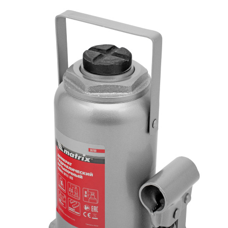 Домкрат гидравлический бутылочный, 16 т, h подъема 230-460 мм Matrix цена