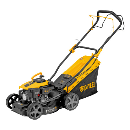 Газонокосилка бензиновая GLD-410SP-K, 150 см3, 41 см, привод, 40 л// Denzel цена