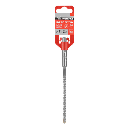 Бур по бетону, 5 x 160 мм, SDS Plus Matrix