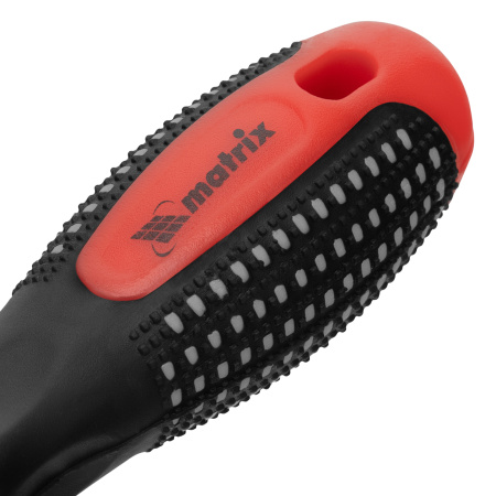 Отвертка комбинированная Fusion SL6/PH2 мм, CrV, трехкомпонентная рукоятка "Anti slip" Matrix