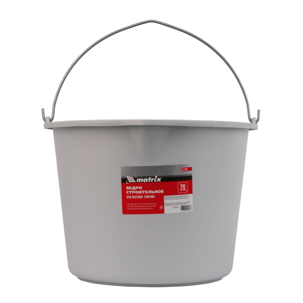 Ведро строительное пластмассовое 20 л, усиленное Matrix цена