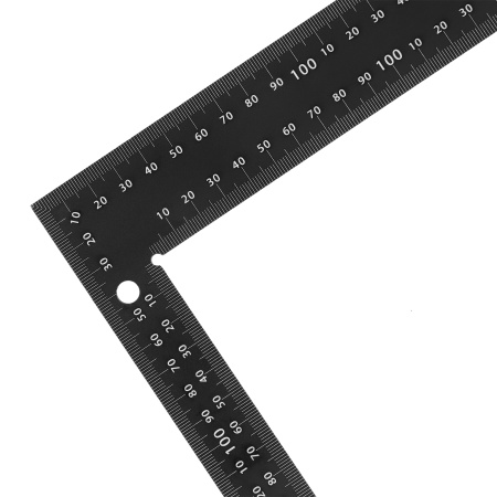 Угольник, 200 х 300 мм, алюминиевый, лазерная гравировка Denzel цена