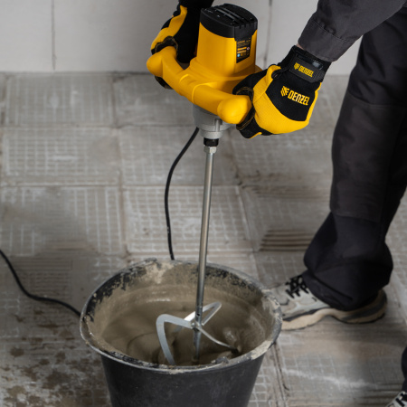 Миксер строительный EM-1-1200, 1200 Вт, 0-680 об/мин Denzel