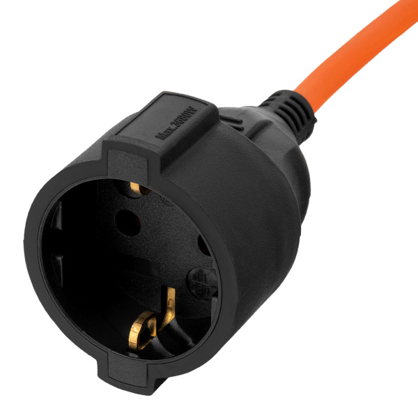 Удлинитель-шнур силовой Garden Series, ПВС, 20м, 1 розетка 3 x 1 мм, Denzel цена