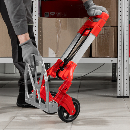 Тележка хозяйственная, складная, 2 колесная, грузоподъемность 70 кг Matrix цена