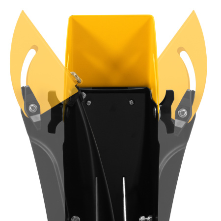 Гибридная снегоуборочная машина с функц. подметания SWB-800, 212 сс, руч. старт, 2 насадки// Denzel