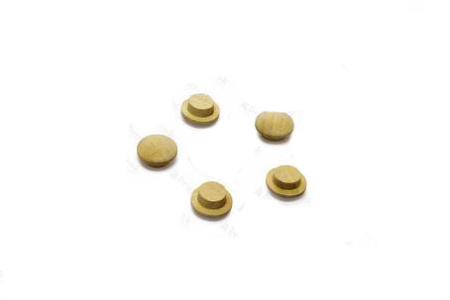 Заглушка деревянная Липа d-10х15 мм. 10 шт/упак.