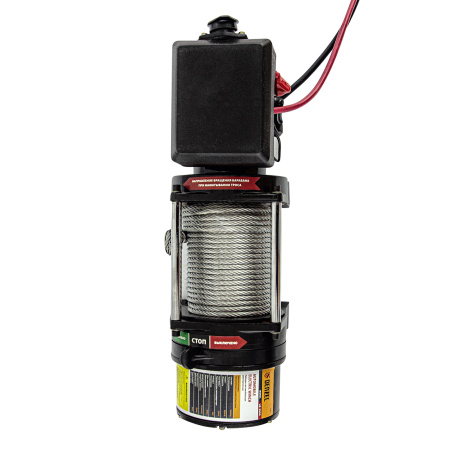 Лебедка автомобильная электрическая LB-2000, 2.2 т, 3.2 кВт, 12 В Denzel цена