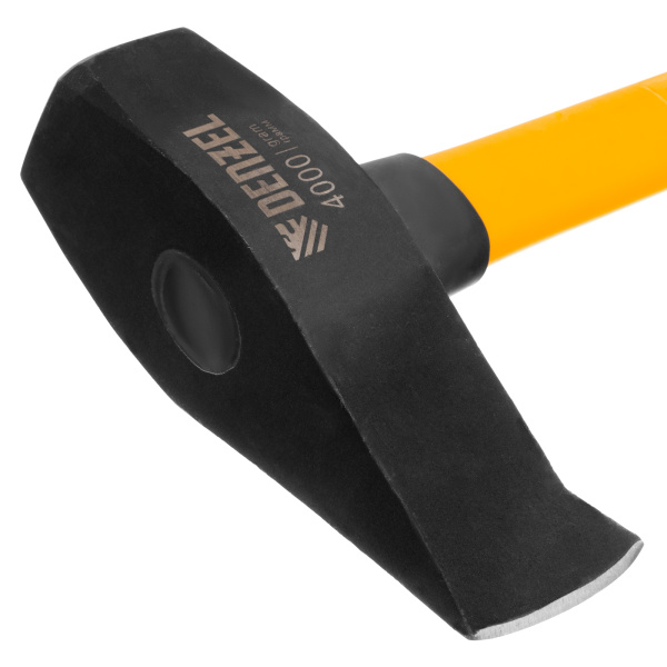 Колун-кувалда 4000 г, кованая, фибергласовая  рукоятка c TPR покрытием, 880 мм Denzel цена