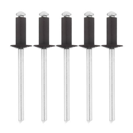 Заклепки 4.0 х 10 мм RAL 8017, темно-коричневый, 50 шт Matrix цена