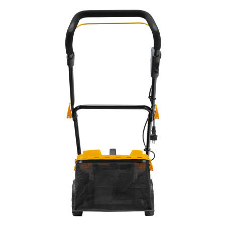 Газонокосилка электрическая GM-1800, 1800 Вт, шир. 38 см, 6 уров., травосб. 40 л. Denzel цена