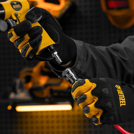 Пневматическая дрель PD500, 500 об/мин, 114 л/мин, 13 мм Denzel цена