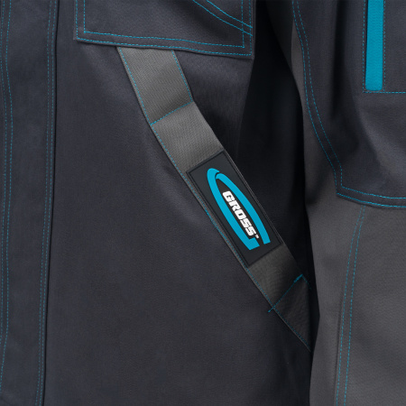 Куртка профессиональная рабочая, 97% хлопок 3% спандекс, XXXL Gross