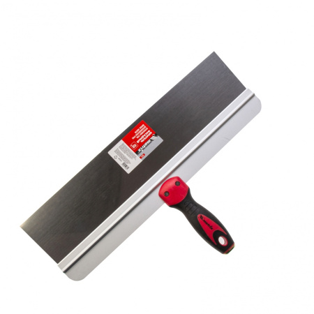 Шпатель фасадный из нержавеющей стали, 450 мм, двухкомпонентная ручка, широкое полотно Matrix цена