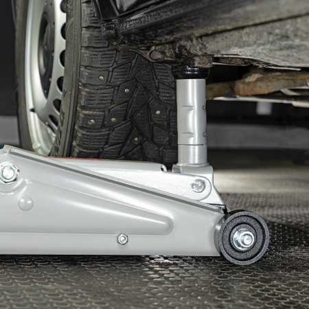 Домкрат гидравлический подкатной, 3 т, h подъема 150-530 мм Matrix цена