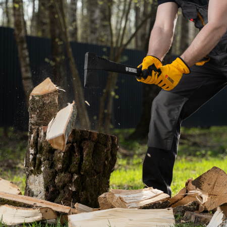 Колун, F7, 1400 гр, двухкомпонентная рукоятка, 500 мм// Denzel цена