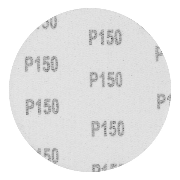 Круг абразивный на ворсовой подложке под "липучку", P 150, 125 мм, 10 шт Matrix