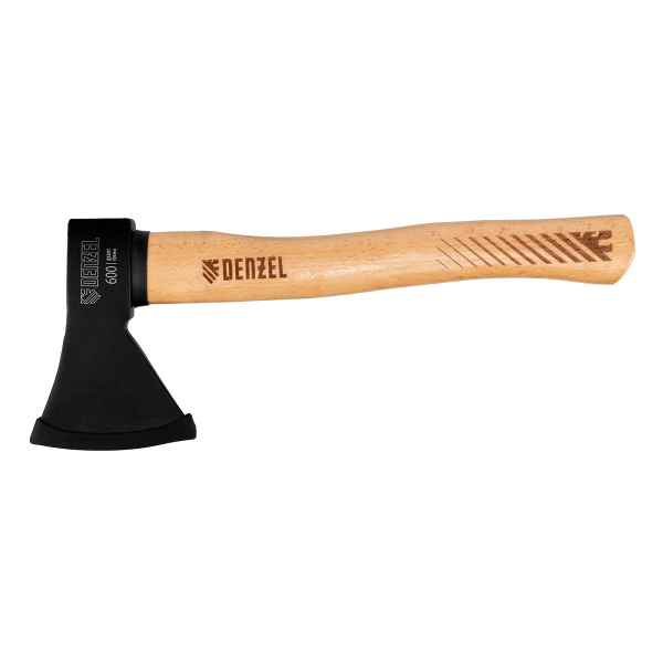 Топор, 600 г, кованый, буковое топорище Denzel цена