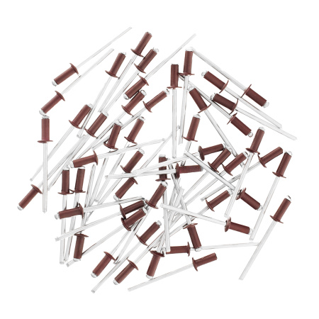 Заклепки 3.2 х 8 мм RAL 3005, красное вино, 50 шт Matrix цена