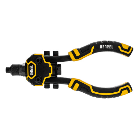 Заклепочник двуручный, заклепки 2,4-3,2-4,0-4,8-6,4 мм Denzel цена