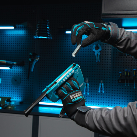 Степлер мебельный универсальные (Universell 4) пластик, 4 функции, тип скобы: 53, 36, 300, 500, 8-14мм Gross цена