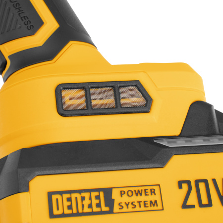 Машина шлифовальная угловая аккумуляторная бесщет. AGH-BL-20-125, Li-Ion, 20 В// Denzel