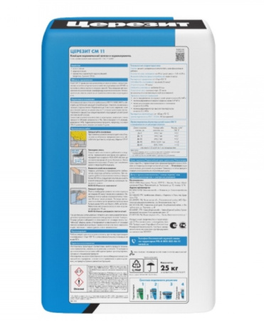 Плиточный клей Церезит CM11 PRO 25 кг