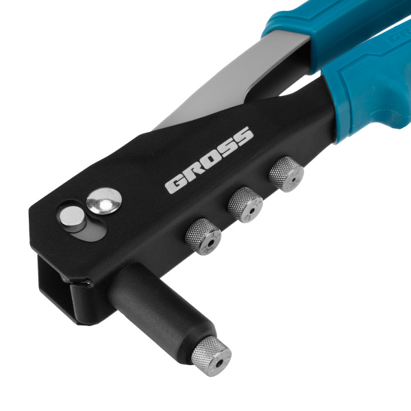 Заклепочник ручной, 260 мм, заклепки 2,4-3,2-4,0-4,8 мм Gross цена