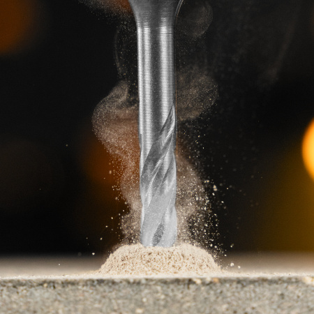 Бур по бетону, цельная крестовая пластина, 6x115 мм, SDS PLUS Denzel