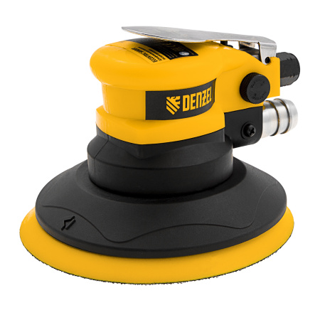 Эксцентриковая шлифовальная машина EPG150, 150 мм, 10000 об/мин, 5 мм, 160 л/мин Denzel цена