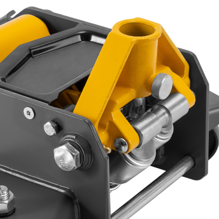 Домкрат гидравлический подкатной, 3 т, 85-610 мм, быстрый подъем, низ. подхват, проф, SUV Denzel цена