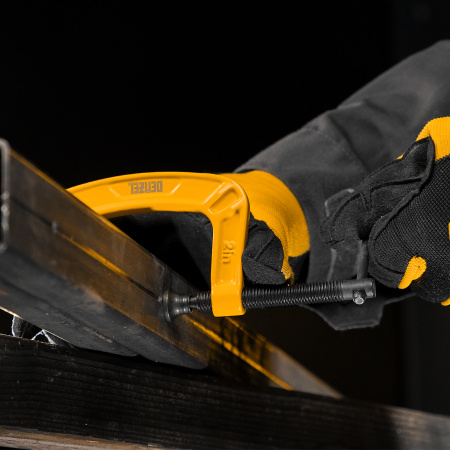 Струбцина G-образная, усиленная, 50 мм Denzel цена