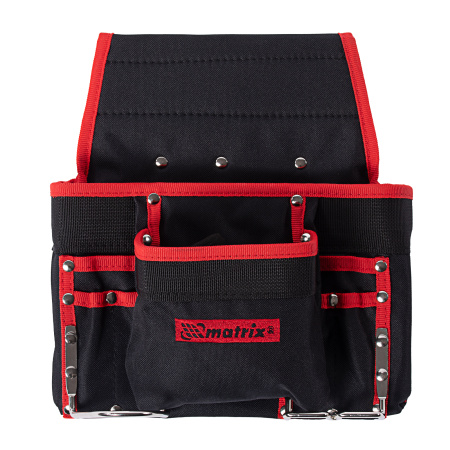 Подсумок поясной, 8 карманов, держатель для молотка, для клещей Matrix цена