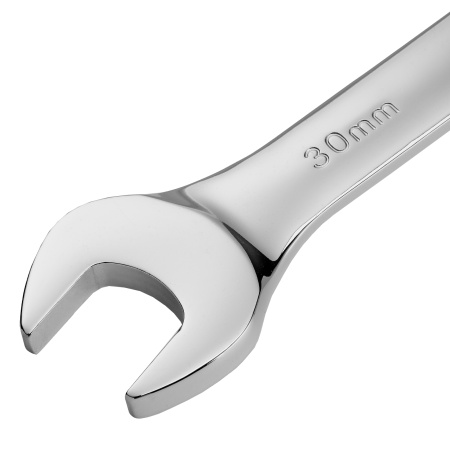 Ключ комбинированный, с трещеткой, 30 мм Denzel