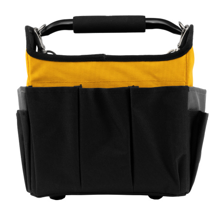 Переноска для инструмента, 260х240х300 мм, 22 кармана, наплечный ремень Denzel цена