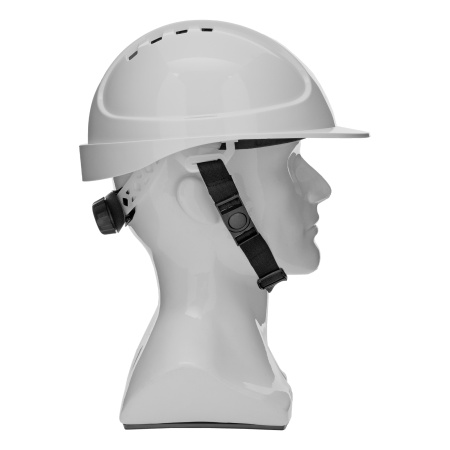 Каска защитная ударопрочная, ABS/PC, плавная регулировка, модель «Форвард» (К-05)белая Denzel цена