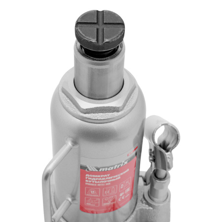 Домкрат гидравлический бутылочный, 12 т, h подъема 230-465 мм Matrix цена