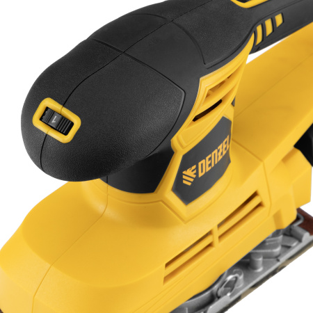 Машина плоскошлифовальная вибрационная VS-90-187, 240 Вт, 6000-11000 об/мин Denzel цена