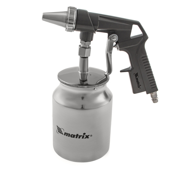 Пистолет пескоструйный с нижним бачком, пневматический Matrix цена