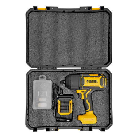 Гайковерт ударный аккумуляторный бесщет. CIWH-BL-20-1000, Li-Ion, 20 В// Denzel