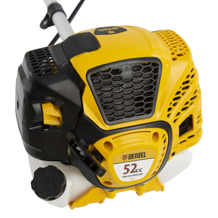 Триммер бензиновый DTL-52, 52 см3, неразъемная штанга, состоит из 2 частей Denzel цена